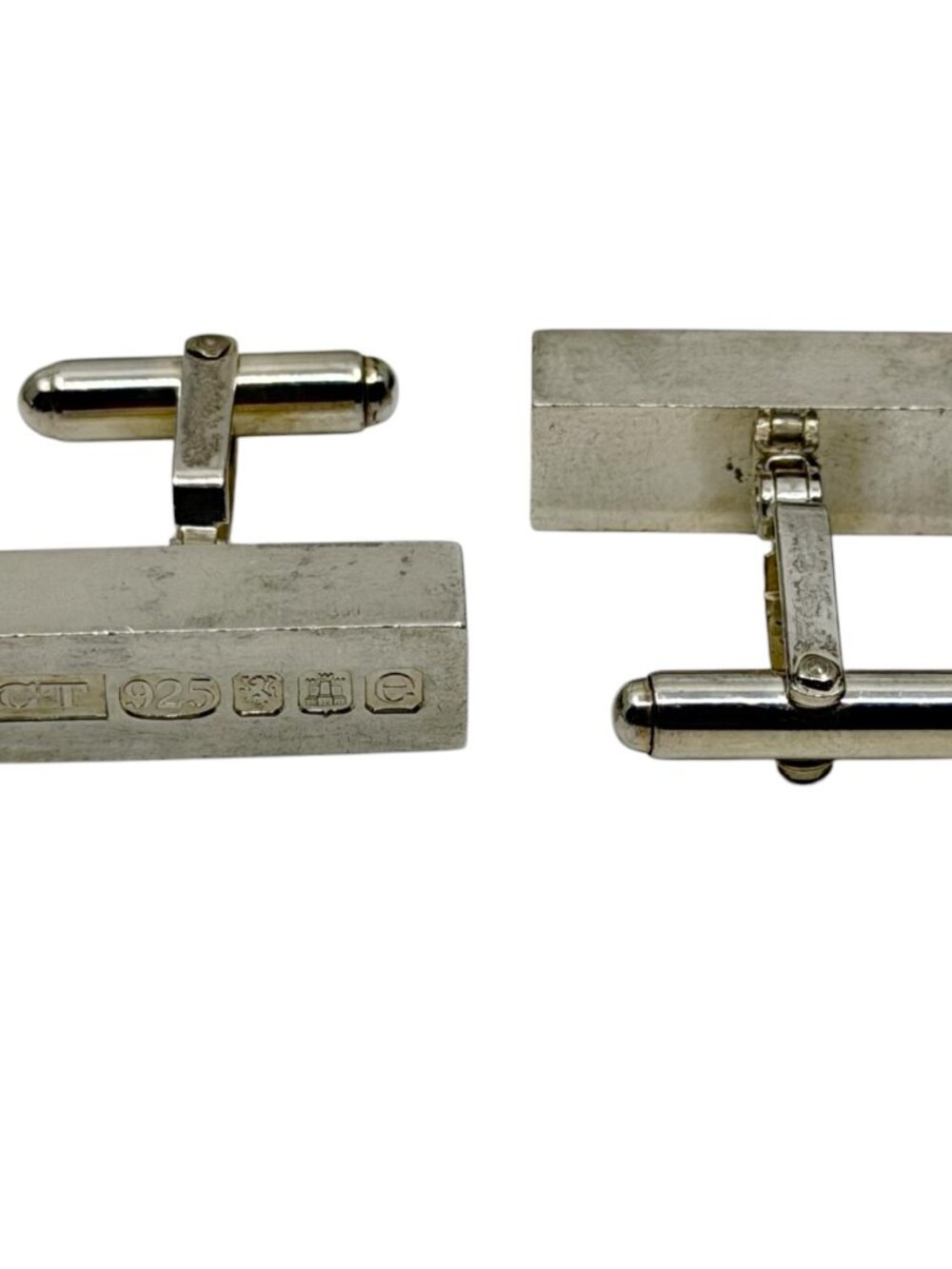 Charles Tyrwhitt sterling silver ingot cufflinks - GM1270 - Picture 5 of 5